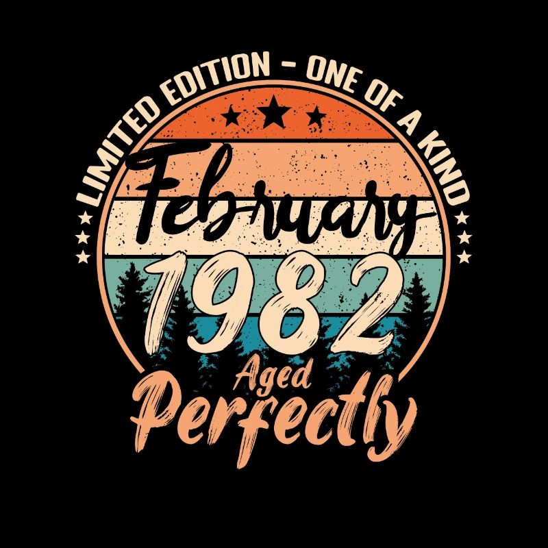 Février 1982 anniversaire 1982 légendes Février