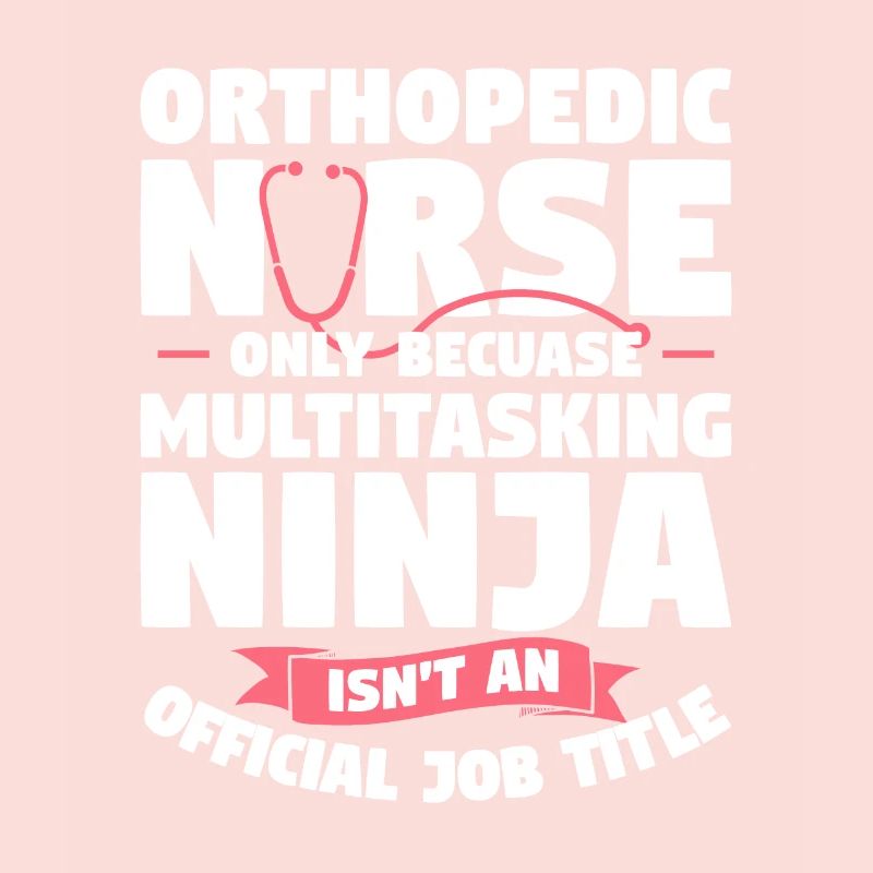 Orthopädische Krankenschwester nur, weil Multitasking-Ninja