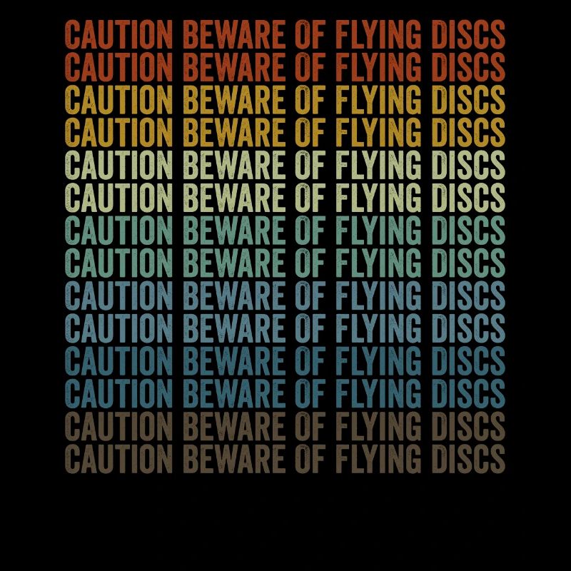 Vorsicht vor fliegenden Scheiben Disc Golf