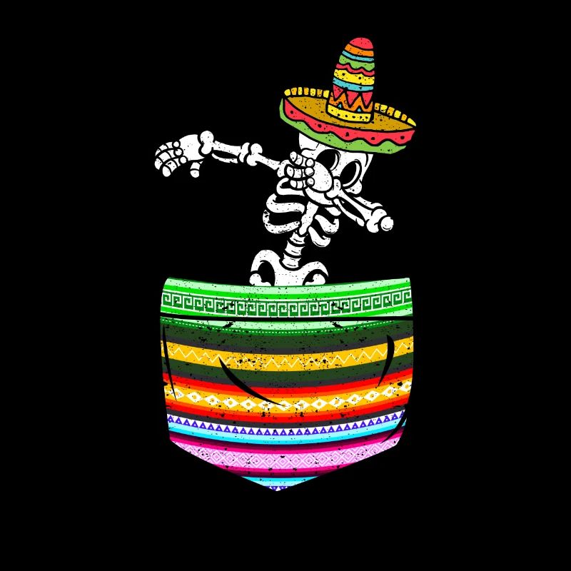 Funny Bag Serape Mexican Cinco De Mayo