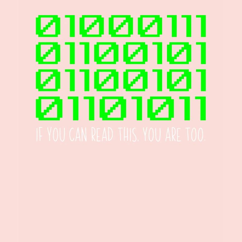 Développeur de code binaire informatique amusant