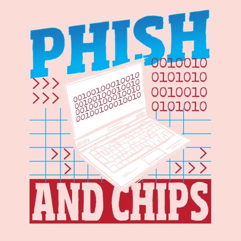 Phish and Chips Hacker Hacking Internet Network
