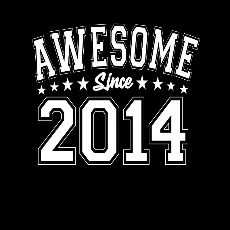 Awesome Since 2014 Geburtstag 2014 Vintage 2014