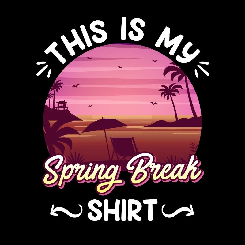 Party Sun Beach This is my Spring Break