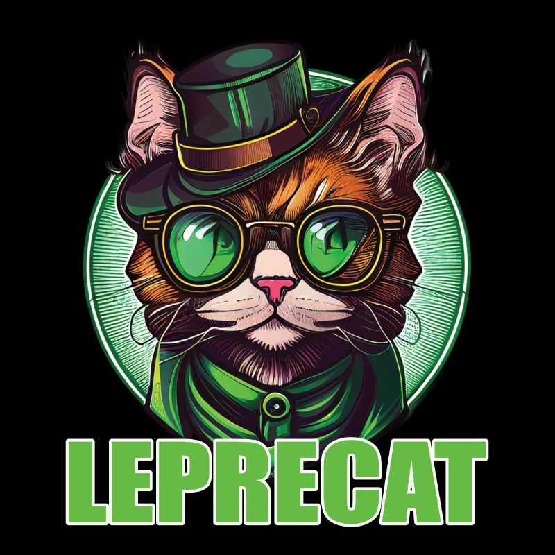 St. Patricks Day Katze