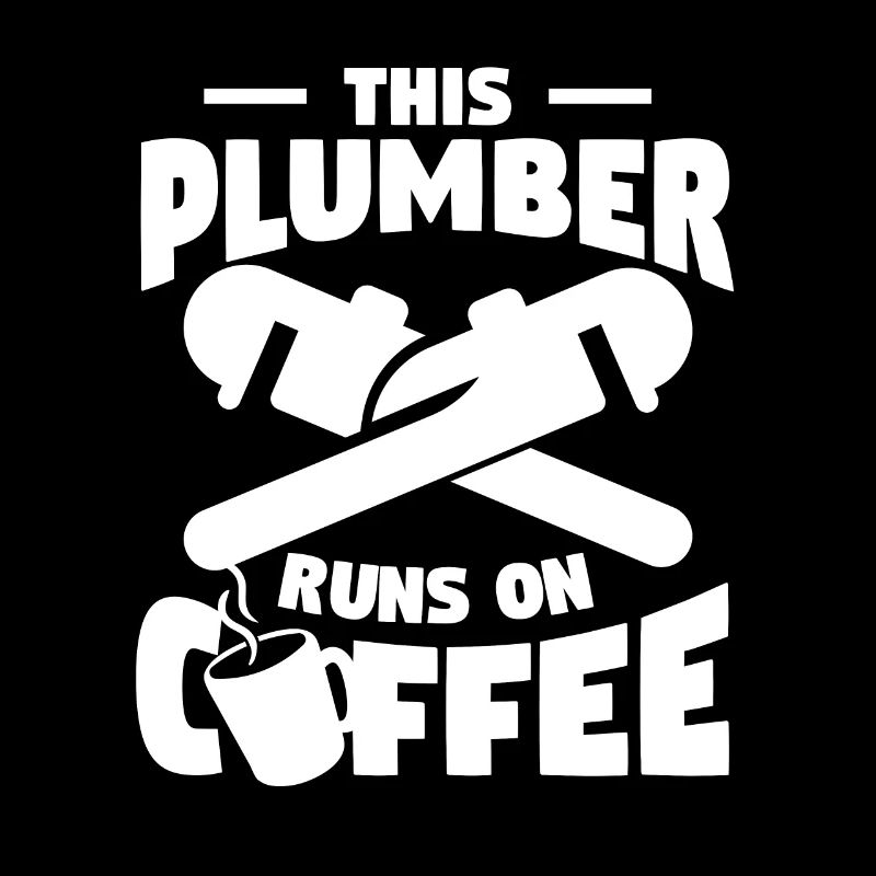 Dieser Klempner läuft auf Kaffee-Klempner