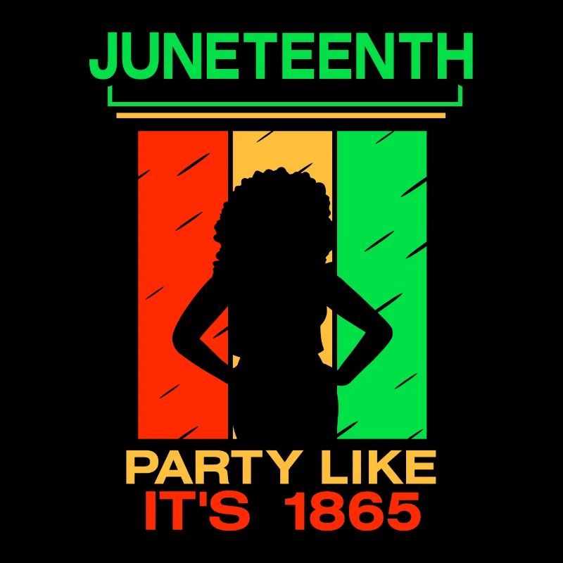 Juneteenth celebrate as in 1865 Africa Black