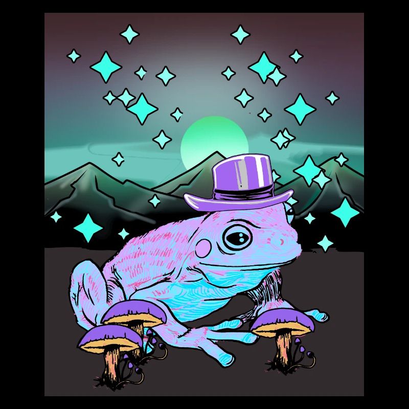 Magic Frog Frogs Toad Amphibian Occult