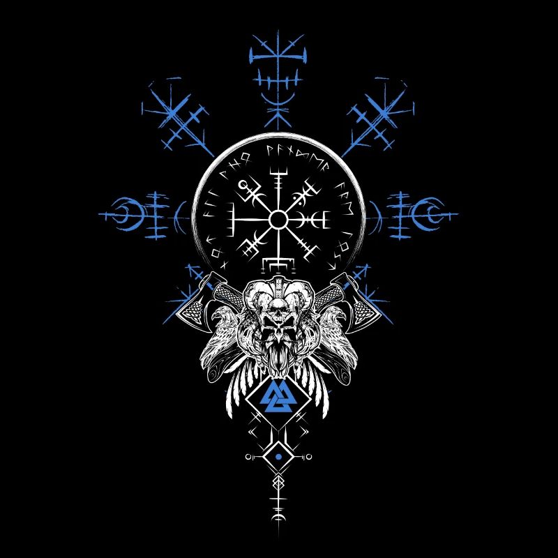 Celtic Vikinger Vegvisir compass Vikings