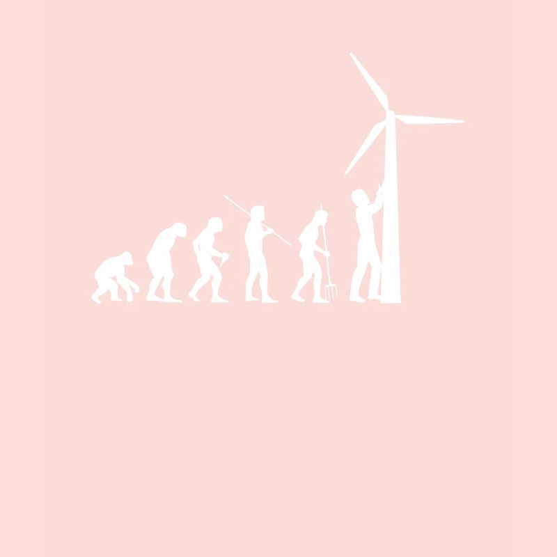 Evolution Windrad Windenergie Shirt Geschenk