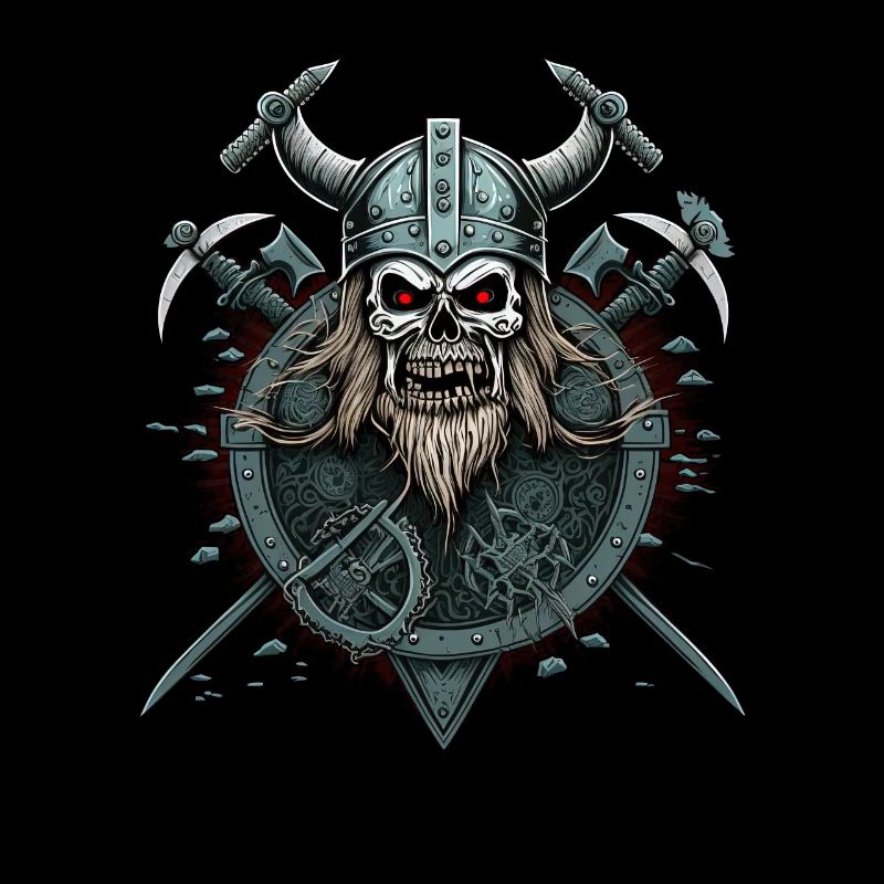 Walhalla Wikinger-Skelett