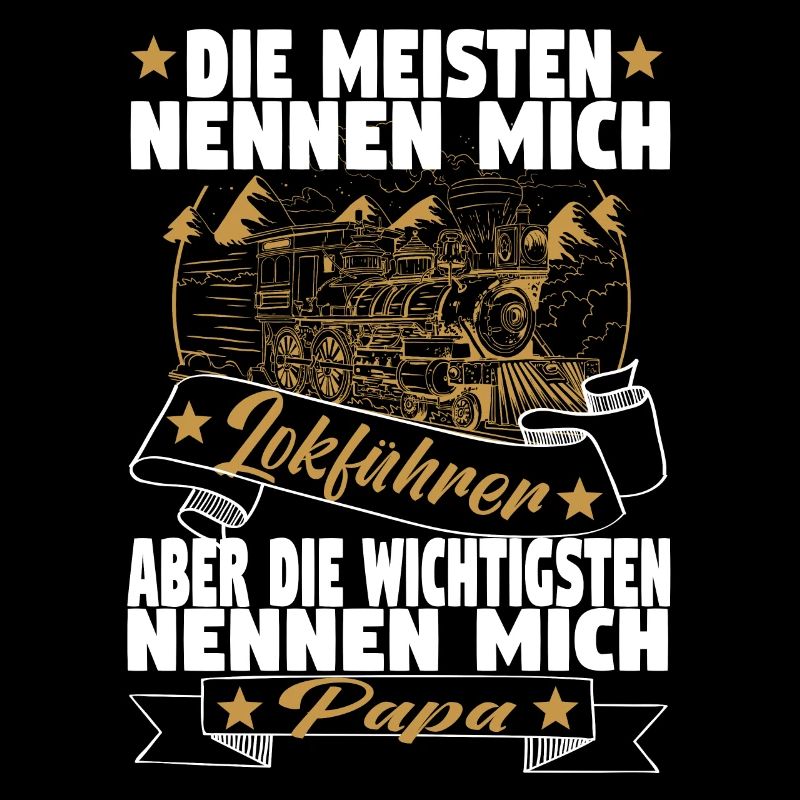 Dampflok Lokführer Eisenbahner Eisenbahn Vater