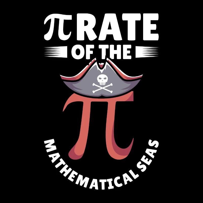 Pi Day Pirate Mathematician Pi Symbol Number Math