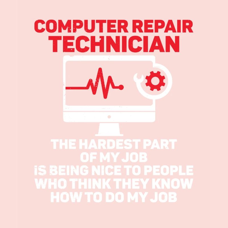 Computerreparaturtechnologie -Support -Technologie