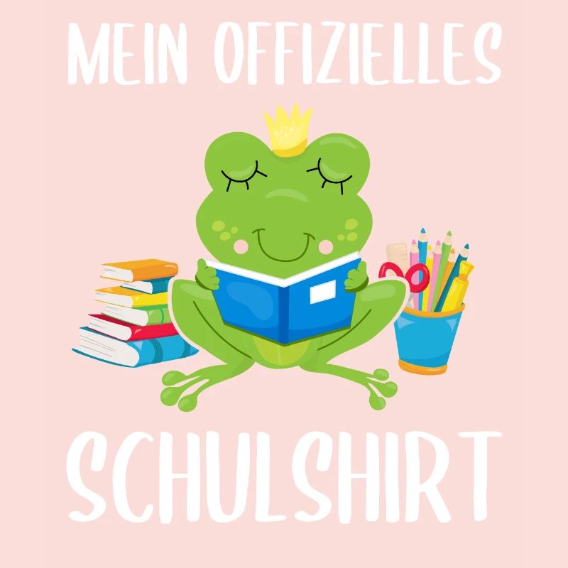 Frosch Schulshirt Schulbeginn Schule Geschenk