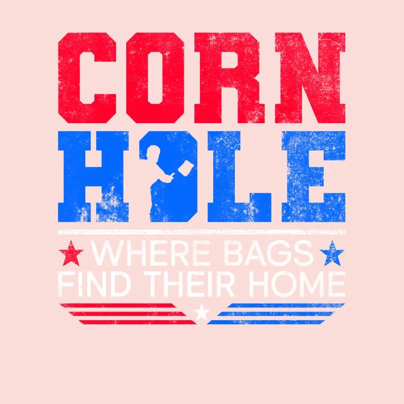 Cornhole Player Blind Hole - Funny Cornhole