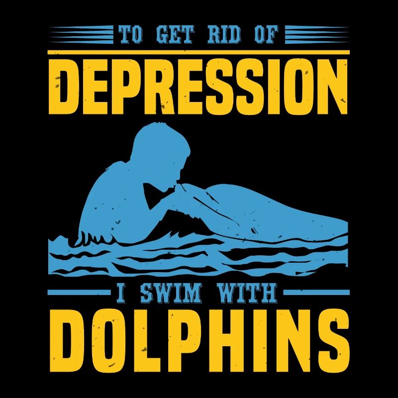 DÉPRESSION JE NAGE AVEC LES DAUPHINS