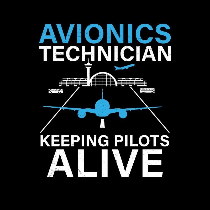 Funny avionics technician who supervises the pilot on