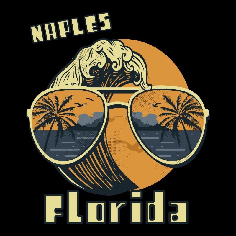 Palm Tree Sunglasses Florida Naples Beach Ocean