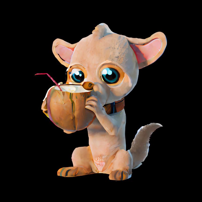 Mignons boissons pour chiens à base de noix de