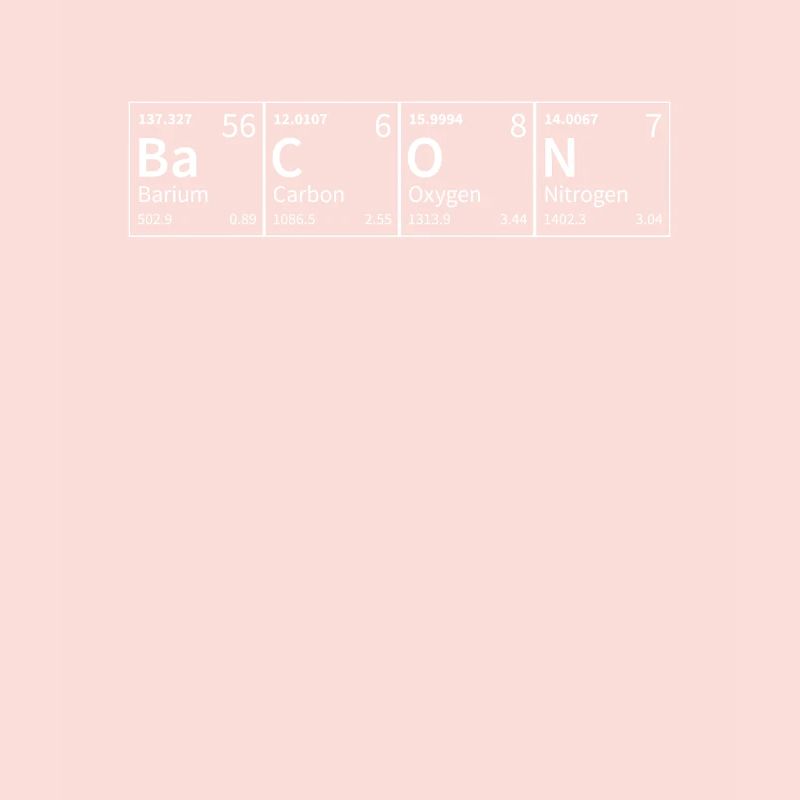 Le bacon dans les éléments chimiques Plus drôle