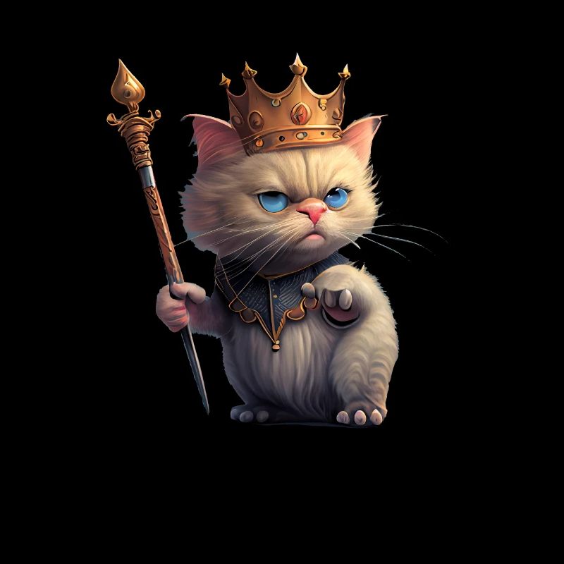 Drôle de chat royal
