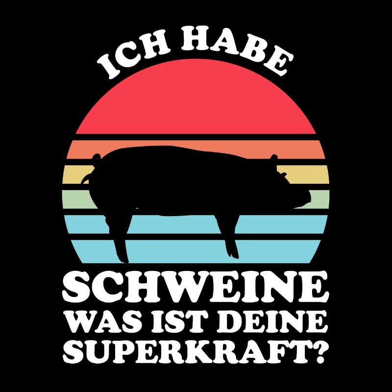 Schwein Bauer Schweinebauer Geschenk