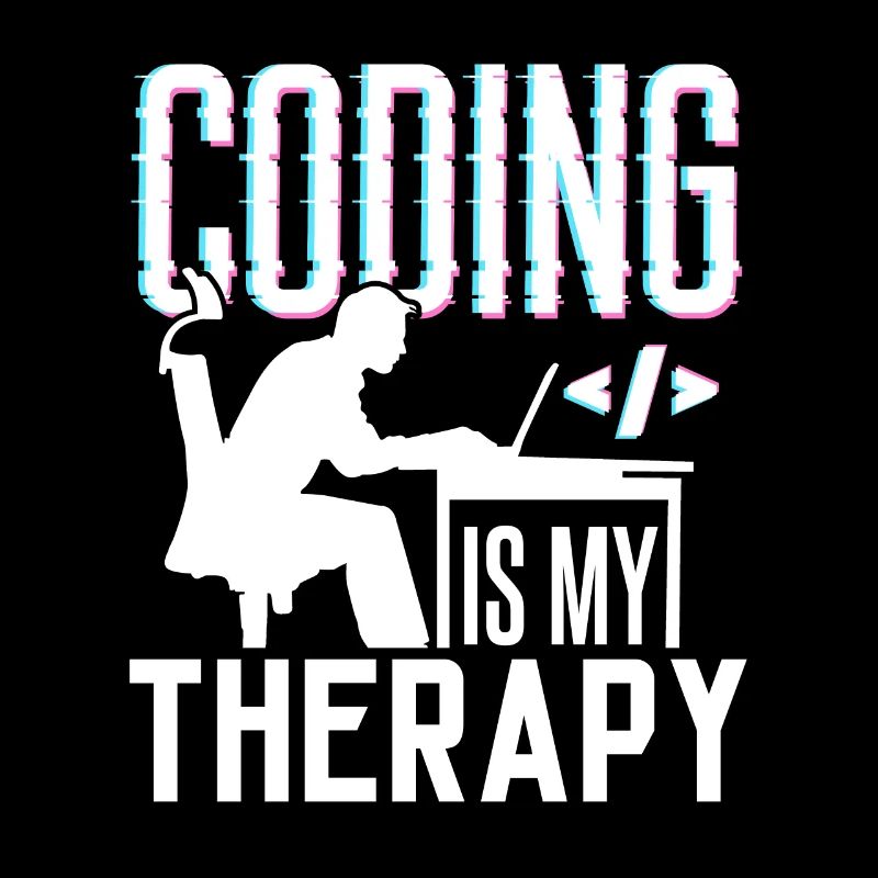 Programmieren Ist Meine Therapie Code Coder Coding