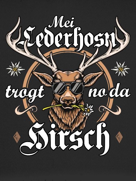 Trachtenshirt Herren Trachten T-Shirt Lederhose
