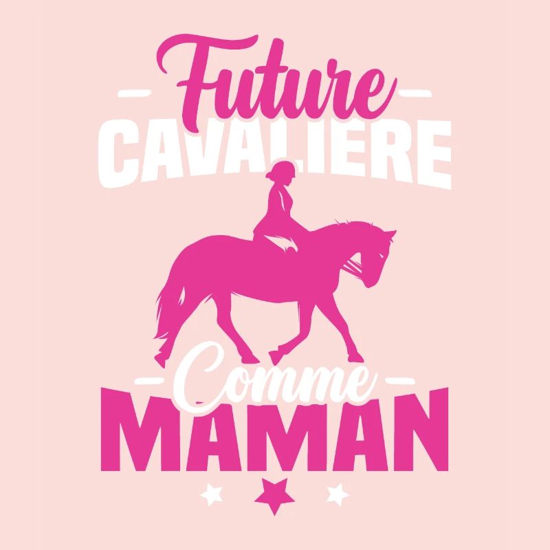 Future cavalière comme maman