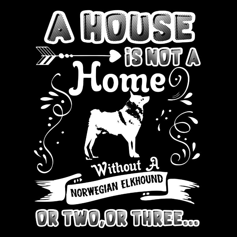 Norwegian Elkhound Home Without Norwegian Elkhound