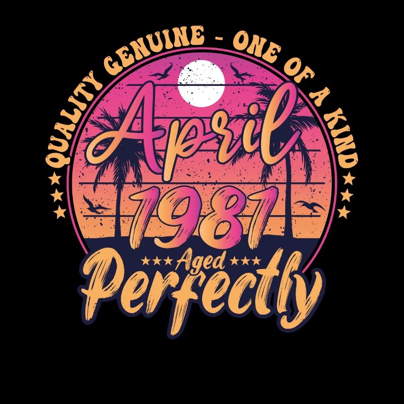 April 1981 anniversary 1981 Retro 1981 April