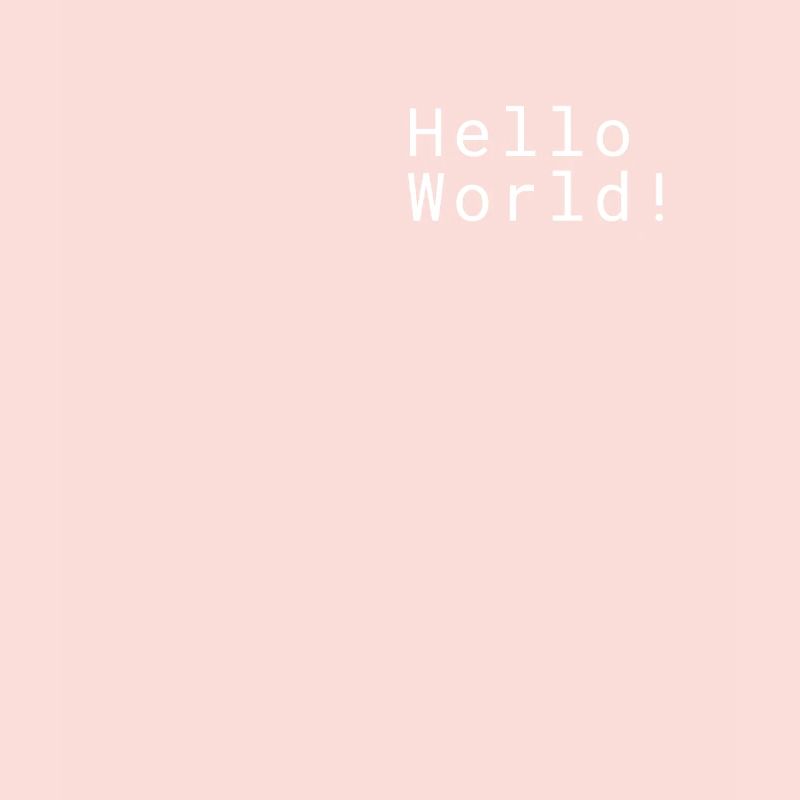 Hello World! Funny Computer Nerd