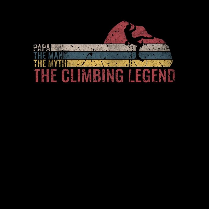 Papa The Climbing Legend - Funny