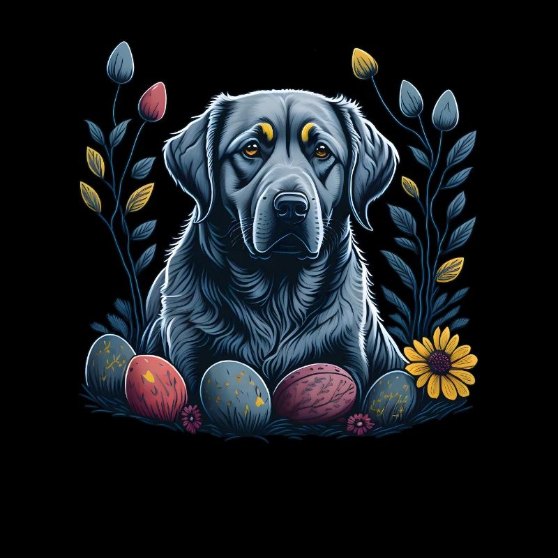 Labrador Retriever Dog Easter Spring Labrador