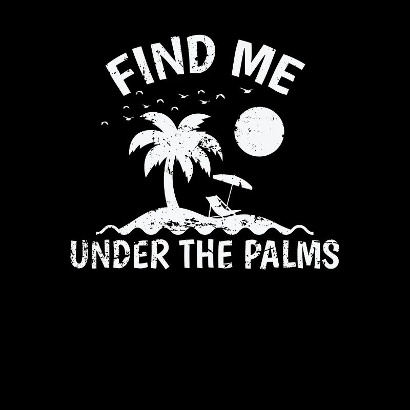 Trouvez-moi sous les vacances Palms Tree