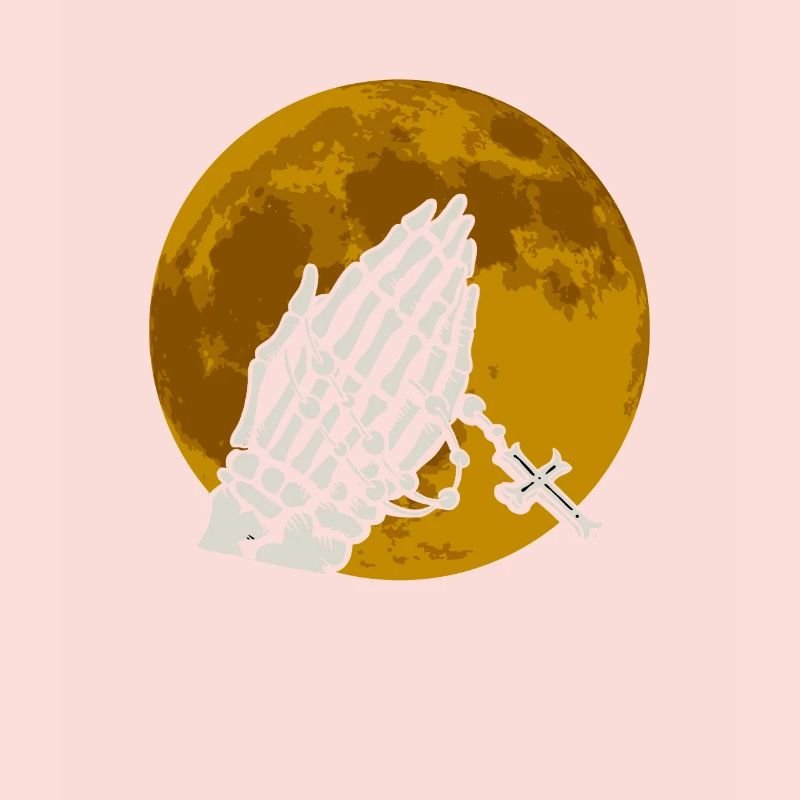 Praying Skeletal Hands - Gothic Gothic