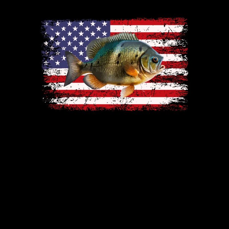 Bluegill American Flag