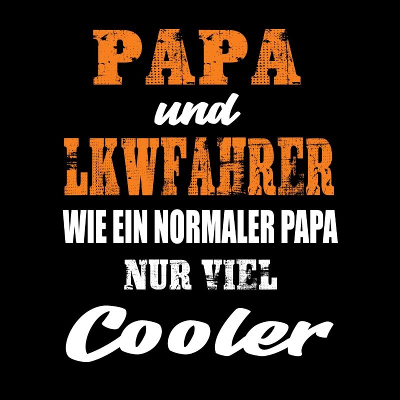 Papa und Lkwfahrer