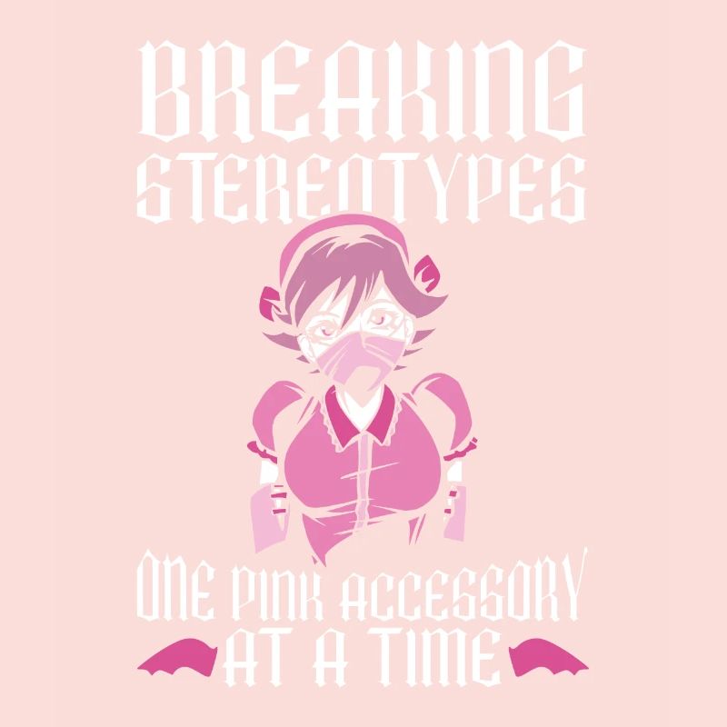 One pink accessory at a time - Bubble Goth