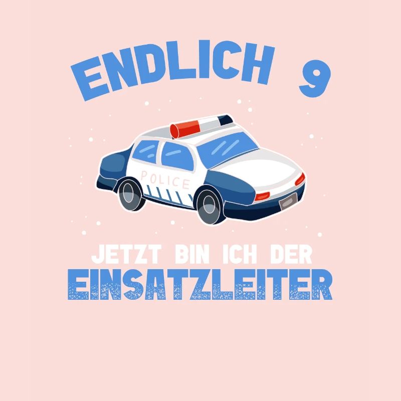 Polizei 9. Geburtstag Junge Polizei Einsatzleiter