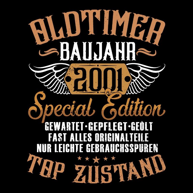 20. Geburtstag Mann Oldtimer Jahrgang 2001