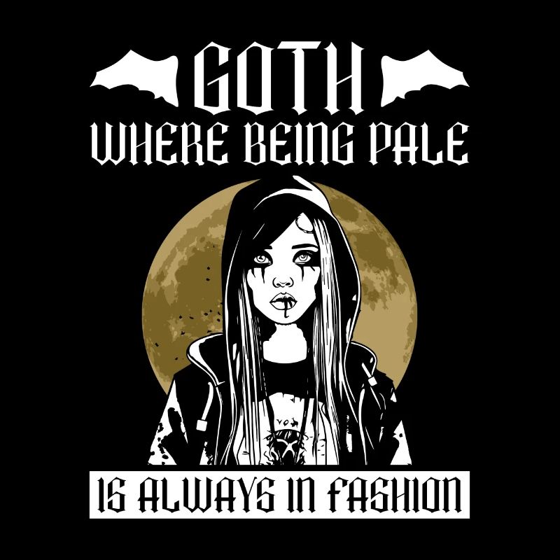 Goth, où être pâle est toujours à la mode - Moontan
