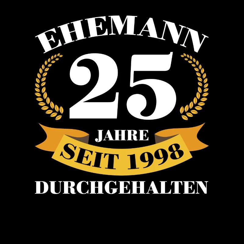 25. Hochzeitstag Ehemann Silberhochzeit Geschenk