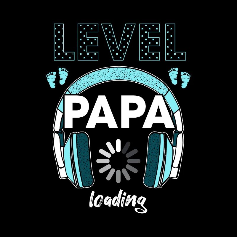 Level PAPA Loading Gamer Werdender Gamer Papa