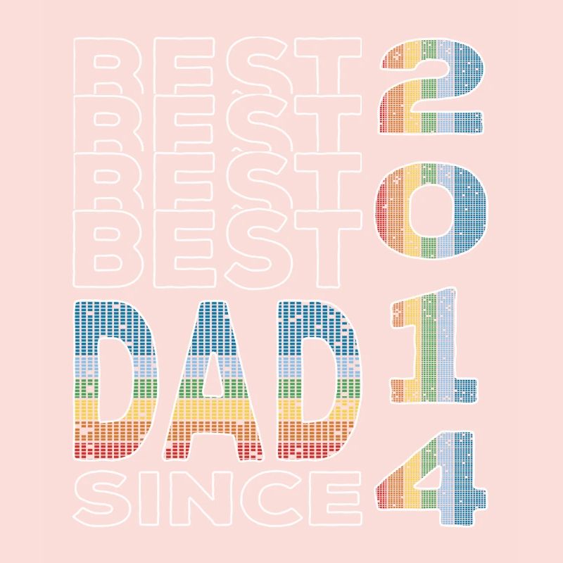Bester Papa der Welt seit 2014 Vatertag Geburtstag