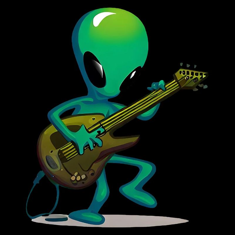 Guitariste extraterrestre