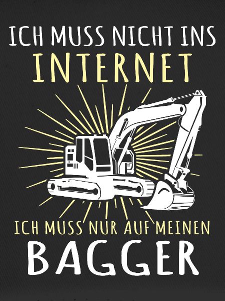 Baggerfahrer Bagger