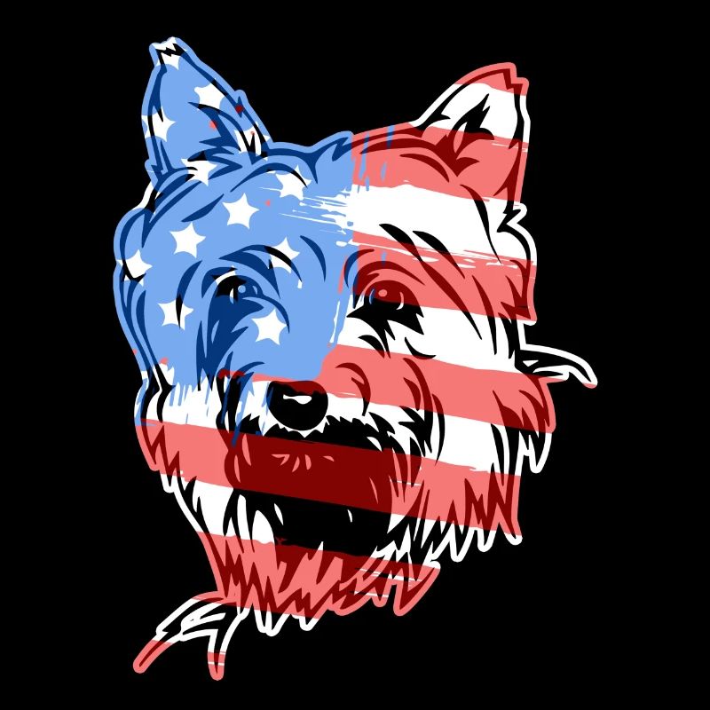 Silky Terrier Silky Terrier Flag