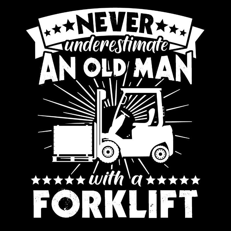 Underestimate man forklift